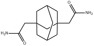 2,2'-(Adamantane-1,3-diyl)diacetamide 구조식 이미지