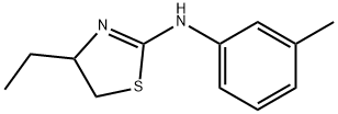 2-Thiazolamine,4-ethyl-4,5-dihydro-N-(3-methylphenyl)-(9CI) 구조식 이미지