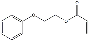 알파-(1-옥소-2-프로페닐)-오메가-페녹시-폴리(옥시-1,2-에탄딜) 구조식 이미지