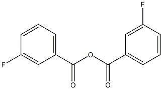 Bis(3-fluorobenzoic)anhydride Structure