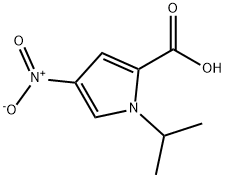 1H-Pyrrole-2-carboxylicacid,1-(1-methylethyl)-4-nitro-(9CI) Structure