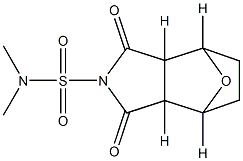 N-(Dimethylsulfamoyl)-7-oxabicyclo[2.2.1]heptane-2,3-dicarbimide Structure