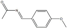 아세트아미드,N-[(4-메톡시페닐)메틸렌]-,[N(E)]-(9CI) 구조식 이미지