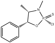 (2S,4S,5R)-(-)-2-CHLORO-3,4-DI-ME-5-PH-1,3,2-OXAZAPHOSPHOLIDINE 2-SULFIDE) 구조식 이미지