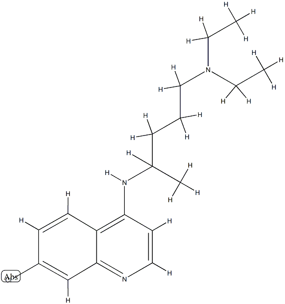 Chloroquine, D- Structure