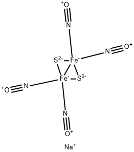 Roussin's red salt Structure