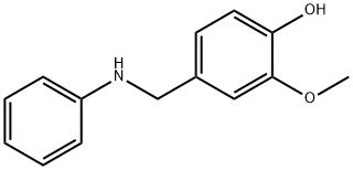 2-methoxy-4-[(phenylamino)methyl]phenol Structure