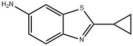 6-Benzothiazolamine,2-cyclopropyl-(9CI) Structure