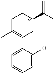 (4R)-1-methyl-4-prop-1-en-2-yl-cyclohexene: phenol Structure