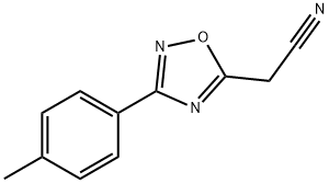 3-(4-METHYLPHENYL)-1,2,4-OXADIAZOL-5-YL]ACETONITRILE Structure