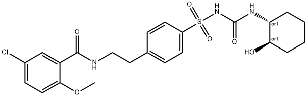 rac trans-2-Hydroxy Glyburide Structure