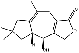 (4S)-4,4aβ,5,6,7,9-Hexahydro-4β-hydroxy-6,6,8-trimethylazuleno[5,6-c]furan-1(3H)-one Structure