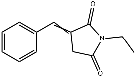 2,5-피롤리딘디온,1-에틸-3-(페닐메틸렌)-(9CI) 구조식 이미지