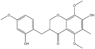 Ophiopogonanone F Structure