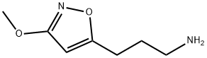 5-Isoxazolepropanamine,3-methoxy-(9CI) Structure