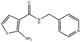 3-티오펜카르복사미드,2-아미노-N-(4-피리디닐메틸)-(9CI) 구조식 이미지