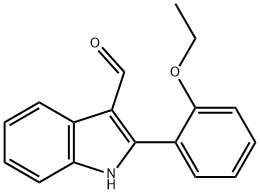 1H-Indole-3-carboxaldehyde,2-(2-ethoxyphenyl)-(9CI) Structure