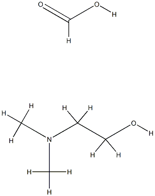 formic acid, compound with 2-(dimethylamino)ethanol (1:1) 구조식 이미지