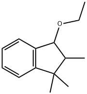 1H-Indene,3-ethoxy-2,3-dihydro-1,1,2-trimethyl-(9CI) 구조식 이미지