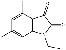 1H-Indole-2,3-dione,1-ethyl-4,6-dimethyl-(9CI) Structure