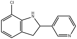 1H-Indole,7-chloro-2,3-dihydro-2-(3-pyridinyl)-(9CI) Structure