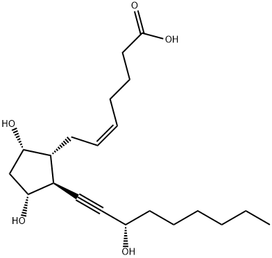 20-methyl-13,14-(didehydroprostaglandin) F2alpha Structure