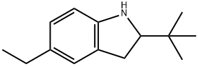 1H-Indole,2-(1,1-dimethylethyl)-5-ethyl-2,3-dihydro-(9CI) Structure