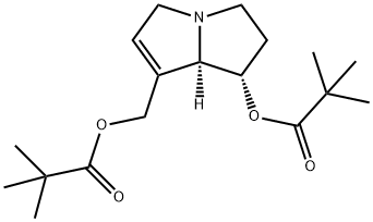 (1S,7aR)-2,3,5,7a-Tetrahydro-1β-hydroxy-1H-pyrrolizine-7-methanol bis(2,2-dimethylpropionate) Structure