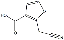 3-Furancarboxylicacid,2-(cyanomethyl)-(9CI) Structure