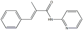 2-Propenamide,2-methyl-3-phenyl-N-2-pyridinyl-(9CI) Structure