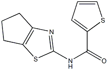 2-Thiophenecarboxamide,N-(5,6-dihydro-4H-cyclopentathiazol-2-yl)-(9CI) Structure
