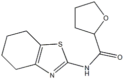 2-푸란카르복사미드,테트라히드로-N-(4,5,6,7-테트라히드로-2-벤조티아졸릴)-(9CI) 구조식 이미지