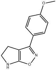 4H-Pyrrolo[3,2-d]isoxazole,5,6-dihydro-3-(4-methoxyphenyl)-(9CI) Structure