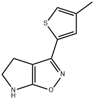4H-Pyrrolo[3,2-d]isoxazole,5,6-dihydro-3-(4-methyl-2-thienyl)-(9CI) 구조식 이미지