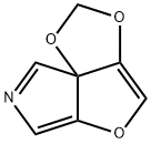 1,3-디옥솔로[3,4]푸로[2,3-c]피롤(9CI) 구조식 이미지