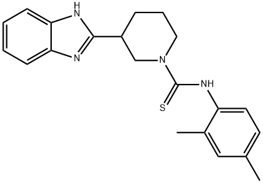 1-Piperidinecarbothioamide,3-(1H-benzimidazol-2-yl)-N-(2,4-dimethylphenyl)-(9CI) 구조식 이미지