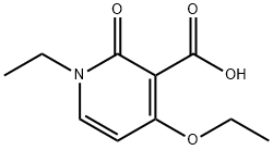 3-Pyridinecarboxylicacid,4-ethoxy-1-ethyl-1,2-dihydro-2-oxo-(9CI) Structure