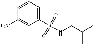 3-amino-N-isobutylbenzenesulfonamide Structure