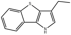 1H-[1]Benzothieno[3,2-b]pyrrole,3-ethyl-(9CI) 구조식 이미지