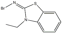 2(3H)-벤조티아졸리민,N-브로모-3-에틸-(9CI) 구조식 이미지