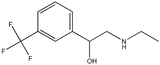 α-[(Ethylamino)methyl]-3-(trifluoromethyl)benzyl alcohol 구조식 이미지