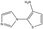 3-Thiophenamine,2-(1H-imidazol-1-yl)-(9CI) Structure