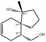 Spiro[4.5]dec-8-ene-6-methanol, 1-hydroxy-1-methyl-, (1R,5R,6R)-rel- (9CI) Structure