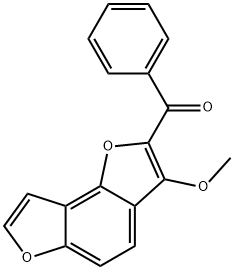 2-Benzoyl-3-methoxybenzo[1,2-b:3,4-b']difuran 구조식 이미지