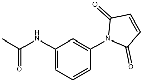 N-[3-(2,5-dioxo-2,5-dihydro-1H-pyrrol-1-yl)phenyl]acetamide 구조식 이미지