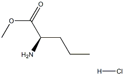 D-Norvaline, Methyl ester (hydrochloride)(1:1) Structure