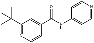 4-Pyridinecarboxamide,2-(1,1-dimethylethyl)-N-4-pyridinyl-(9CI) 구조식 이미지