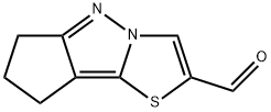 6H-Cyclopenta[3,4]pyrazolo[5,1-b]thiazole-2-carboxaldehyde,7,8-dihydro-(9CI) 구조식 이미지