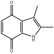 1H-Indole-4,7-dione,2,3-dimethyl-(9CI) Structure