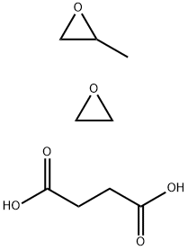 옥시란,메틸-,옥시란중합체,부탄디오에이트 구조식 이미지
